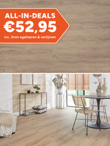 Floer Rechte Plank Landhuis Grijze Eik Plak PVC