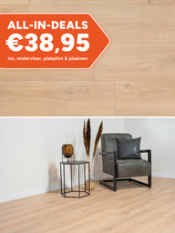 Floer Rechte Plank Steden Oss Onbehandeld Eiken Hybride Laminaat