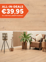 Floer Rechte Plank Landhuis Robuust Pure Eik Hybride Laminaat