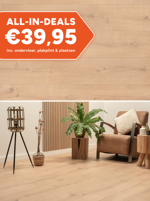 Floer Landhuis Robuust Pure Eik Hybride Laminaat