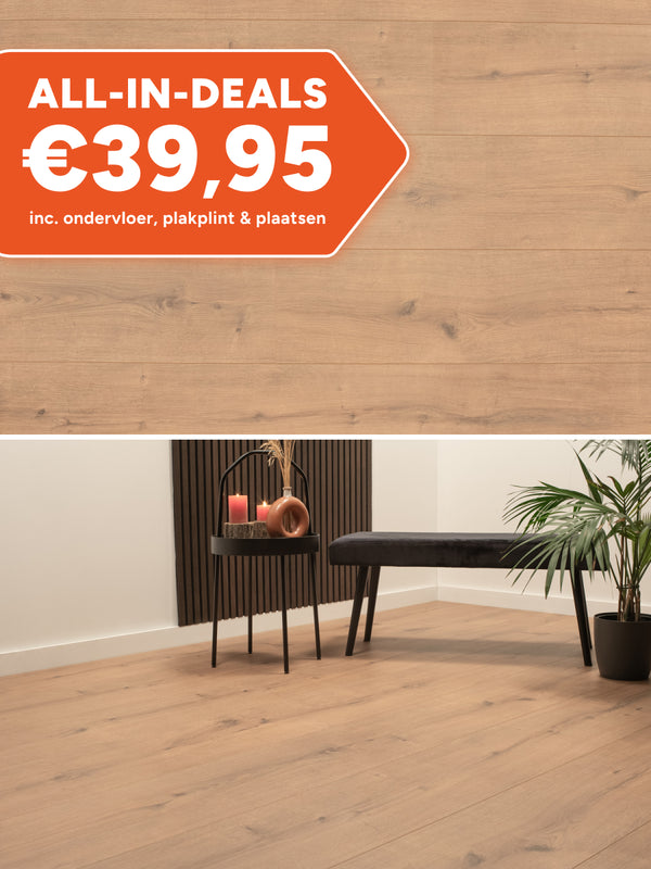 Floer Landhuis Robuust Bruine Eik Hybride Laminaat