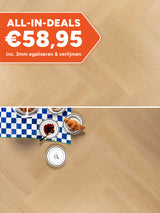 Douwes Dekker Visgraat Croissant Plak PVC