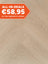Douwes Dekker Visgraat Abrikoos Plak PVC