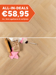 Douwes Dekker Visgraat Brioche Plak PVC