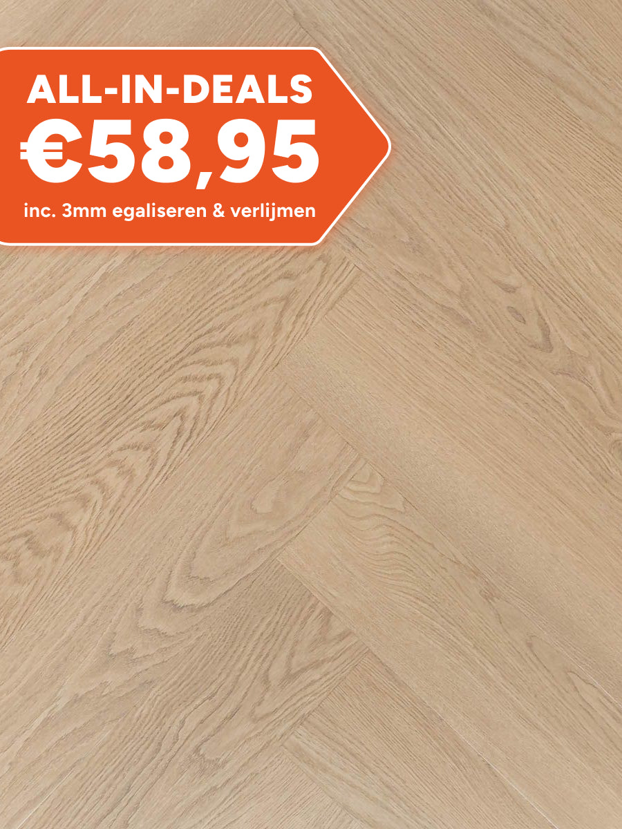 Douwes Dekker Visgraat Aardbei Plak PVC