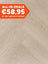 Douwes Dekker Visgraat Sinaasappel Plak PVC