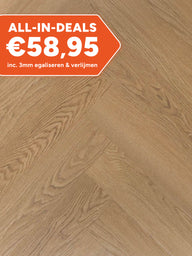 Douwes Dekker Visgraat Perzik Plak PVC