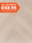 Douwes Dekker Visgraat Limoen Plak PVC