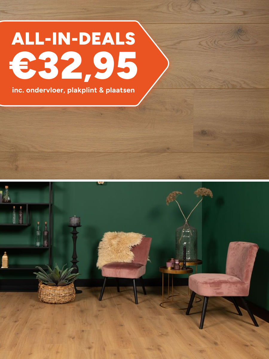 Douwes Dekker Rechte Plank Plank Peterselie Brede Laminaat