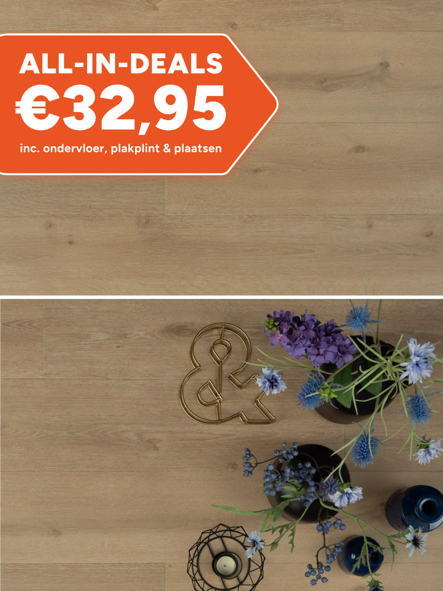 Douwes Dekker Rechte Plank Solide Plank Laurier Laminaat