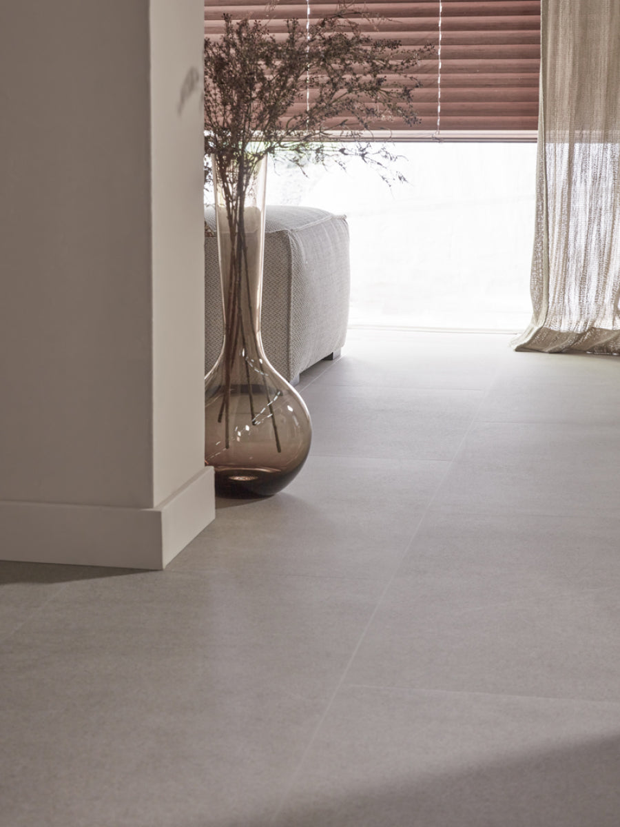 Floer Tegel Betonlook Greige Klik PVC