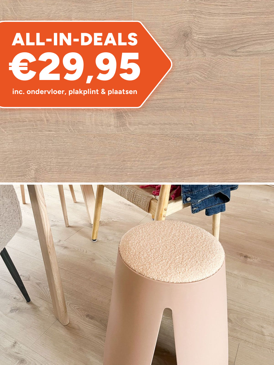 Otium Rechte Plank Amber Cream Laminaat