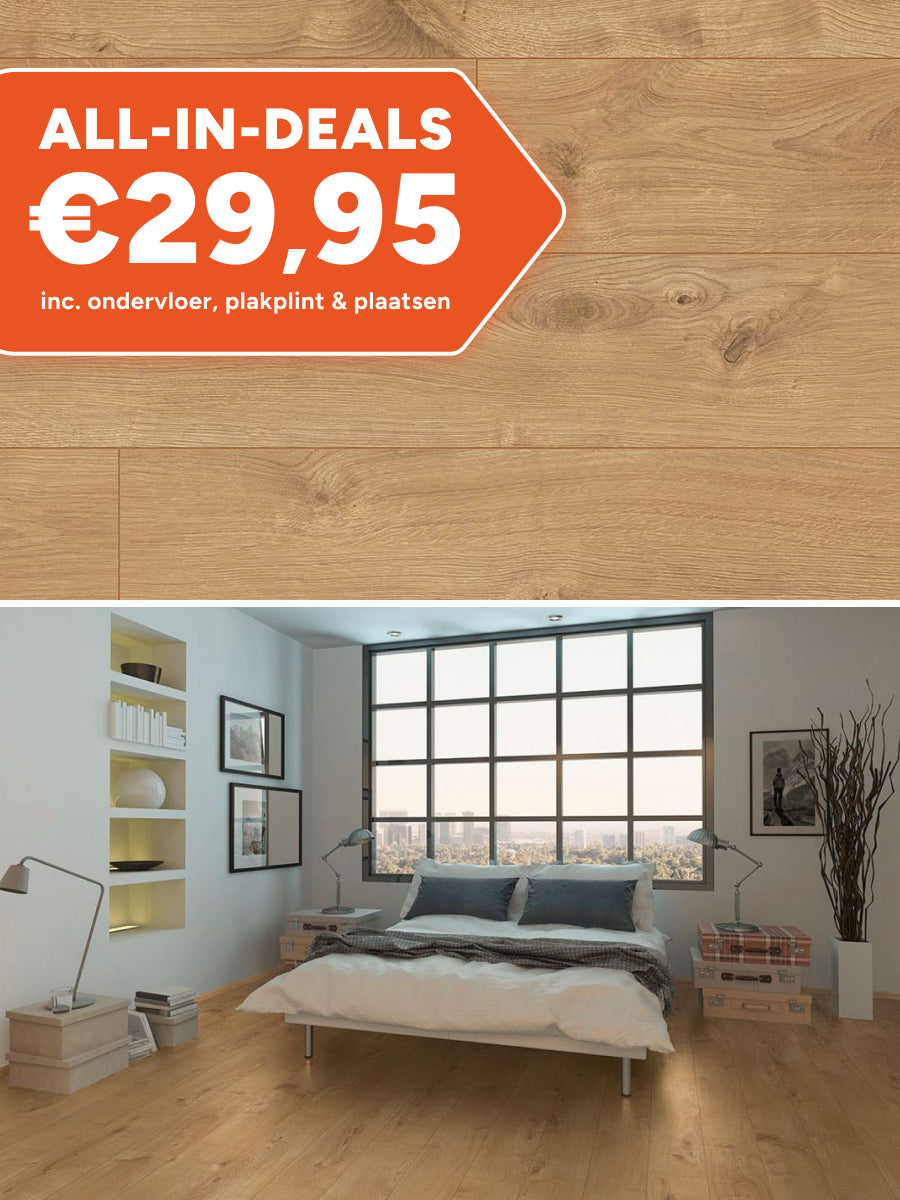 Otium Rechte Plank Amber Sand Laminaat