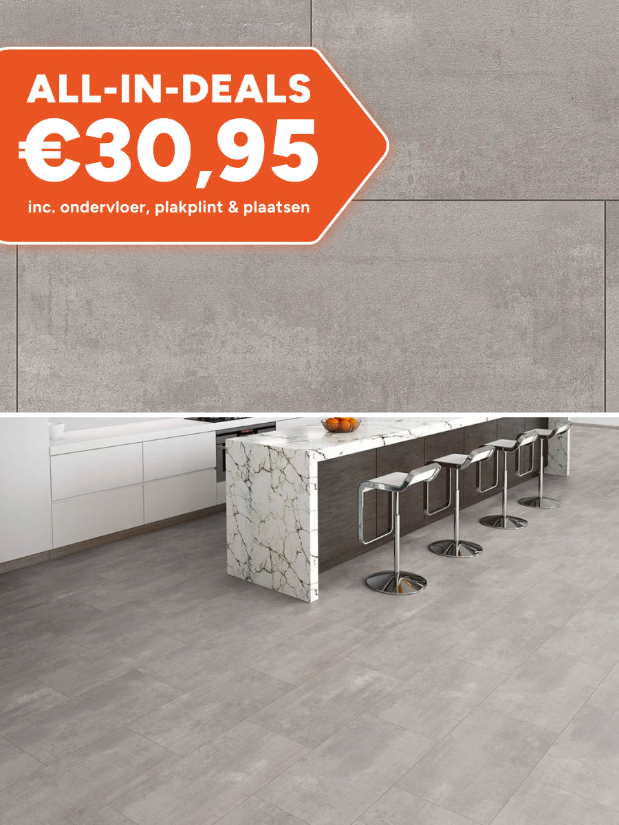 Otium Betonlook Everest Light Grey Laminaat
