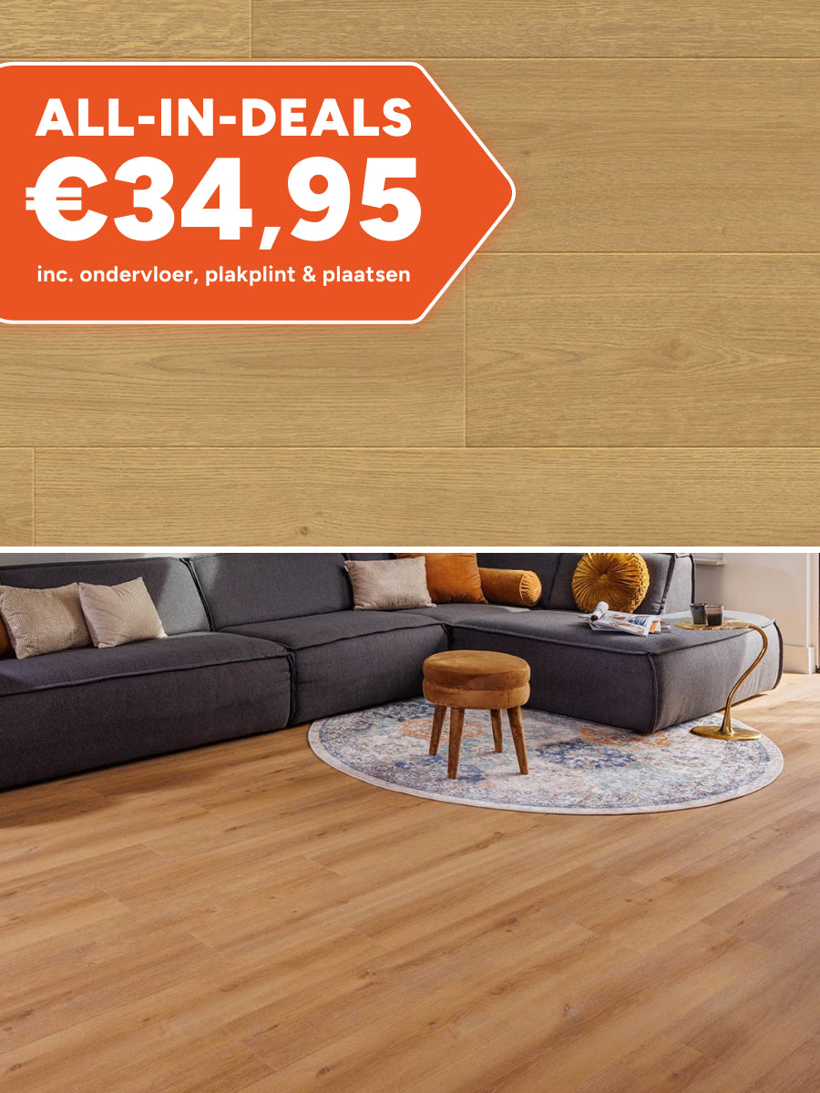 Otium Rechte Plank Dahlia Sand Laminaat