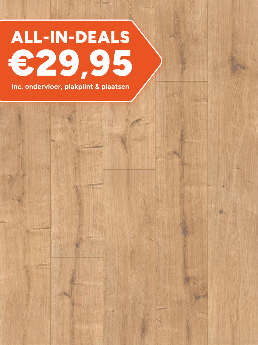 Otium Rechte Plank Amber Blond Laminaat