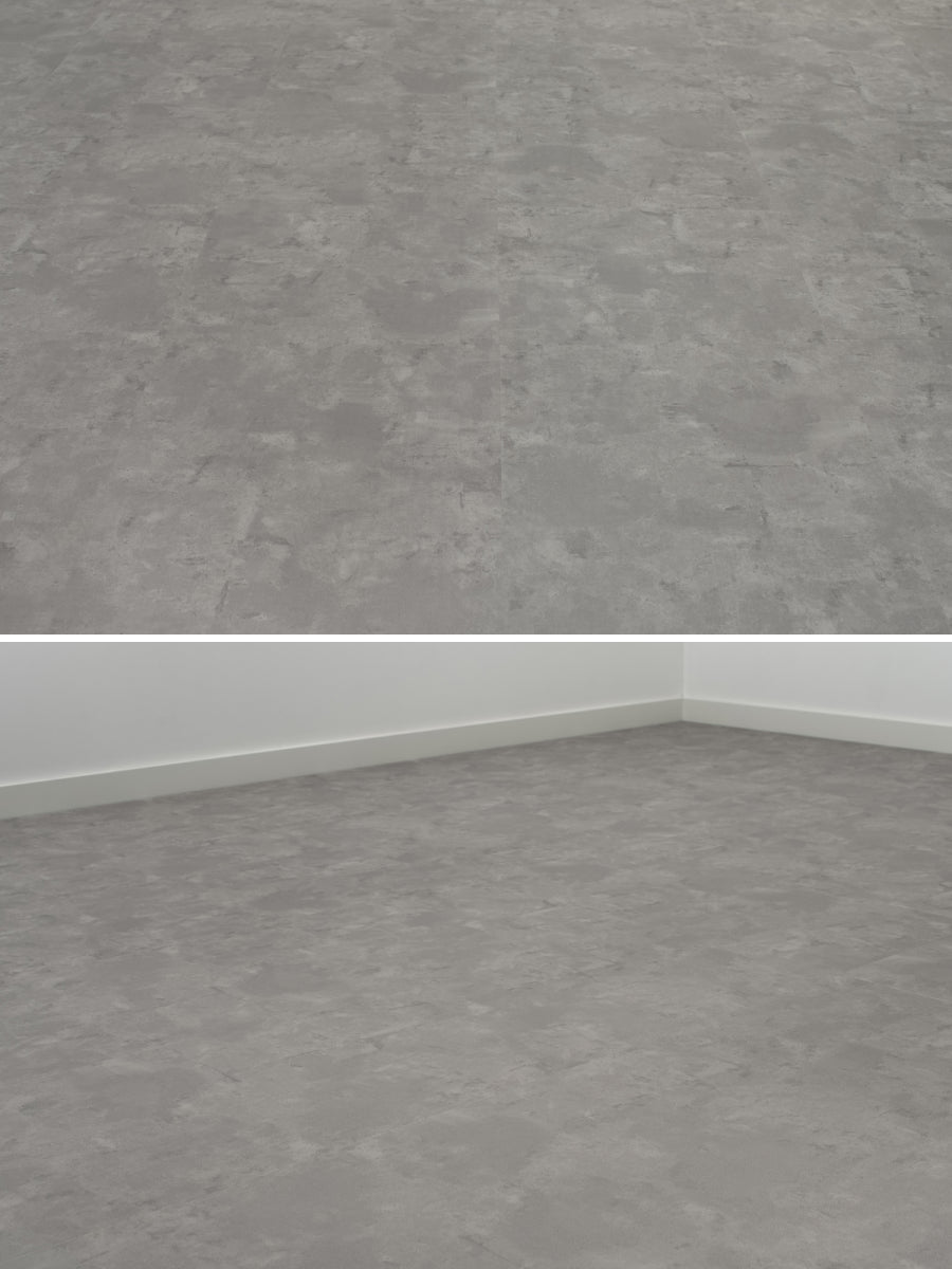 Floer Tegel Betonlook Grijs Klik PVC