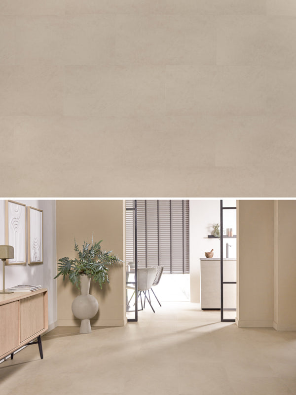 Floer Betonlook Beige PVC