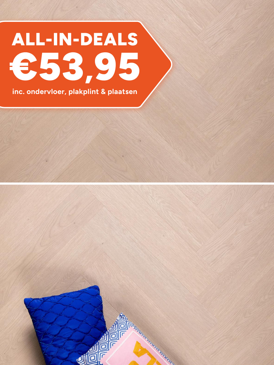 Douwes Dekker Zuiver Visgraat Pecan Laminaat