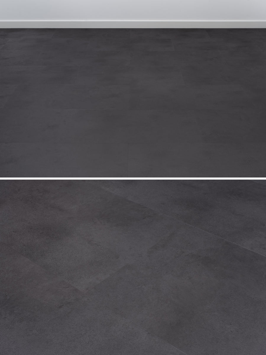 Floer Tegel Betonlook Zwart Plak PVC