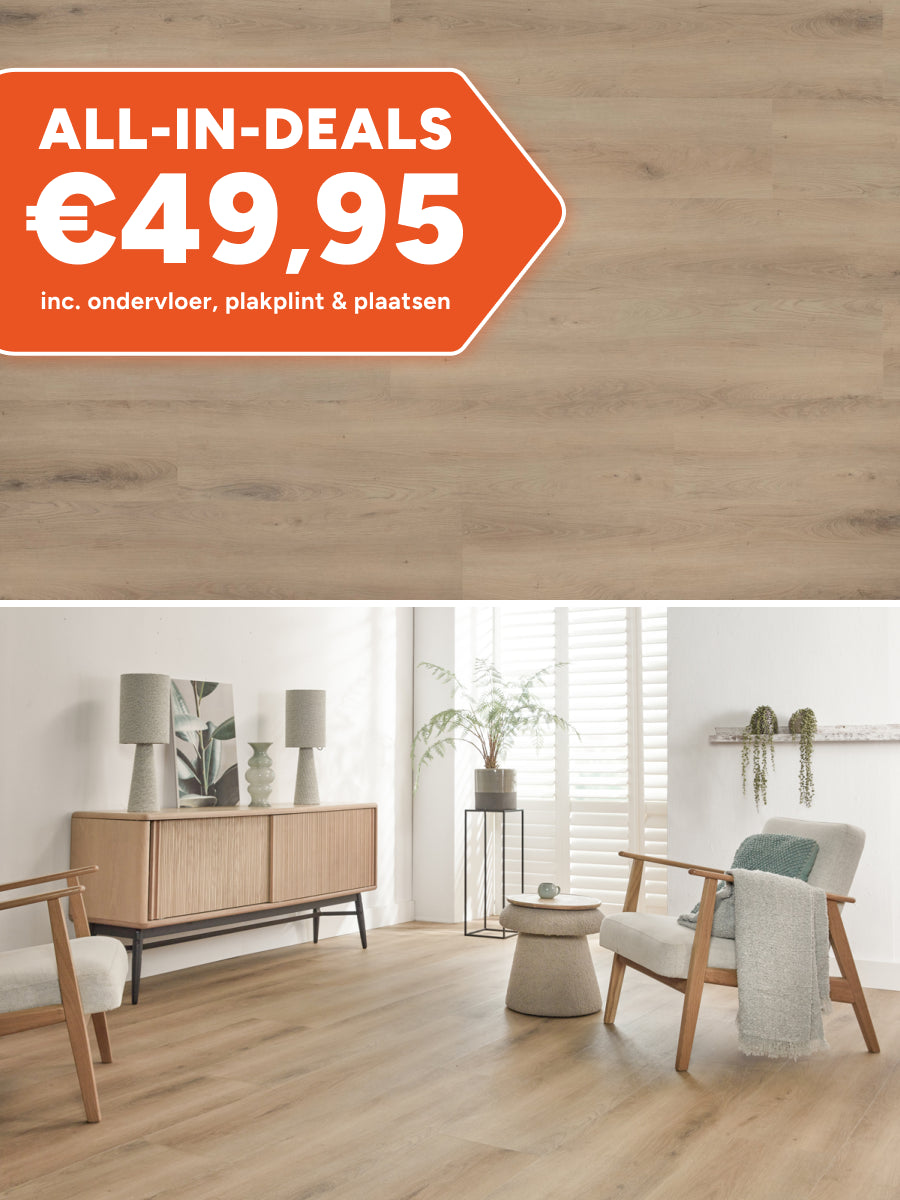 Floer Rechte Plank Landhuis Landelijke Eik Klik PVC