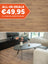 Floer Rechte Plank Natuur Niederhorn Nootbruin Klik PVC