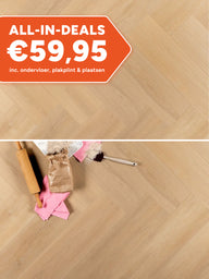 Douwes Dekker Visgraat Brioche Klik PVC