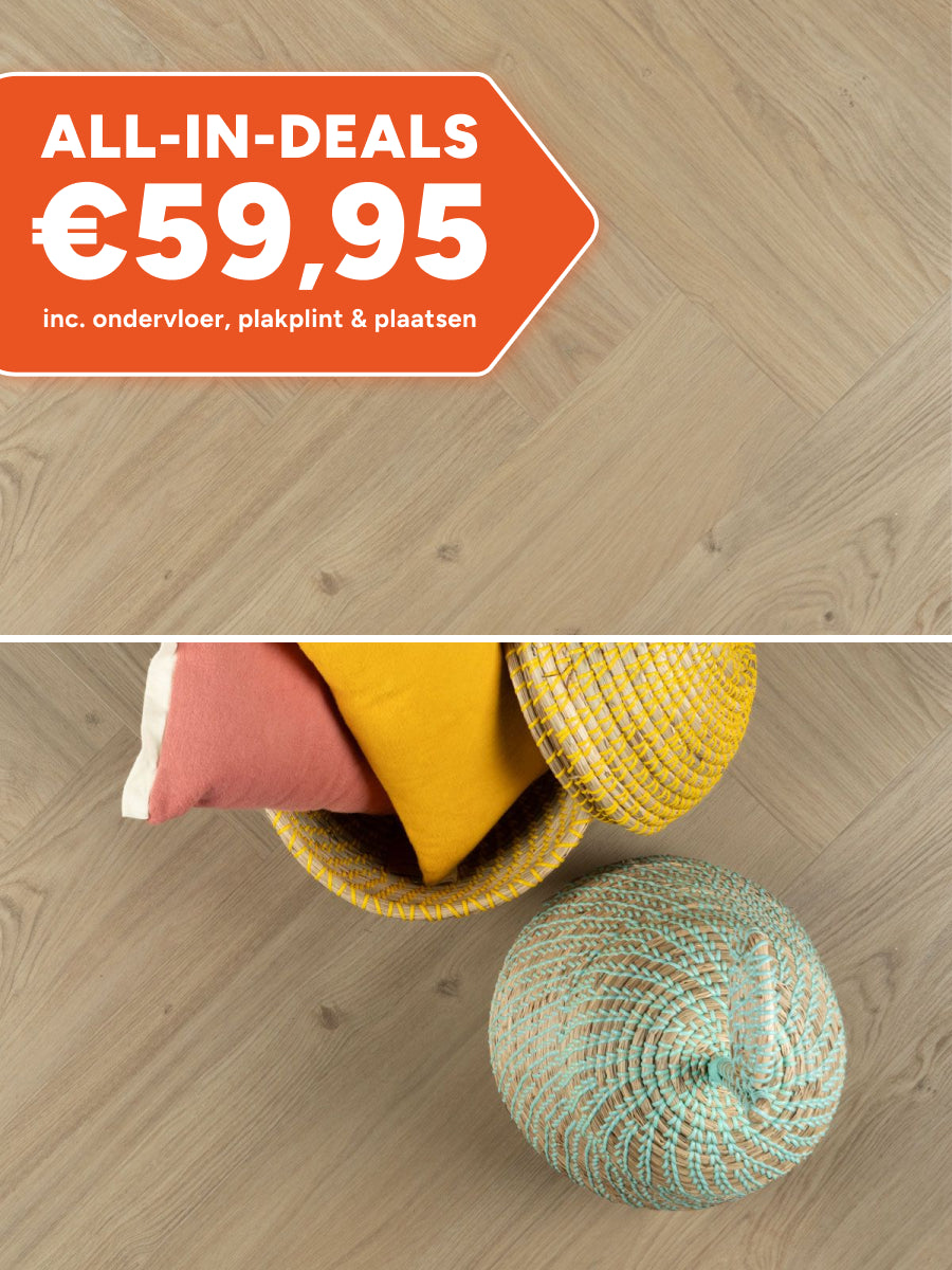 Douwes Dekker Visgraat Panna Cotta Klik PVC