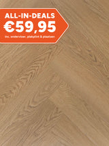 Douwes Dekker Visgraat Perzik Klik PVC