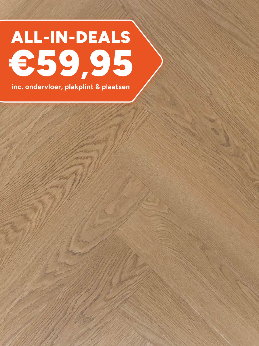 Douwes Dekker Visgraat Kers Klik PVC