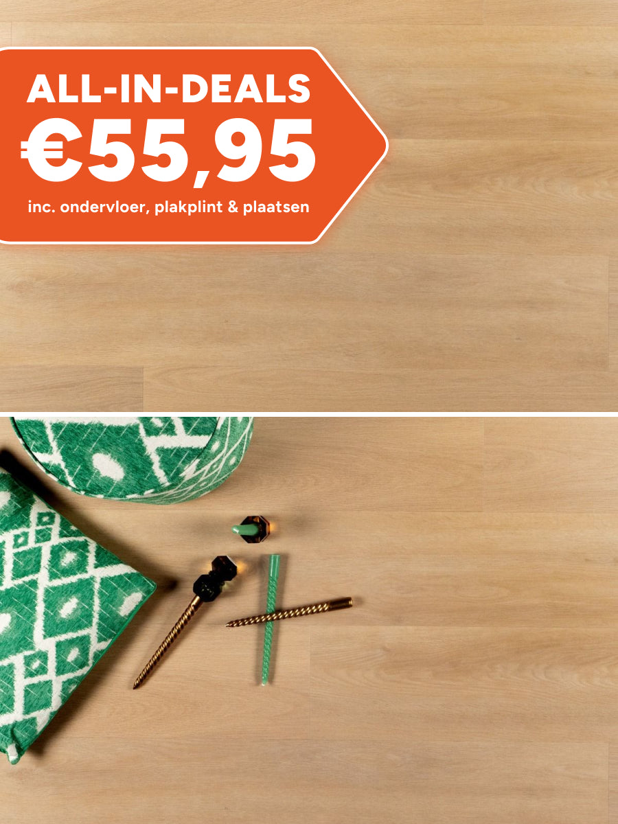 Douwes Dekker Riante Plank Brioche Klik PVC