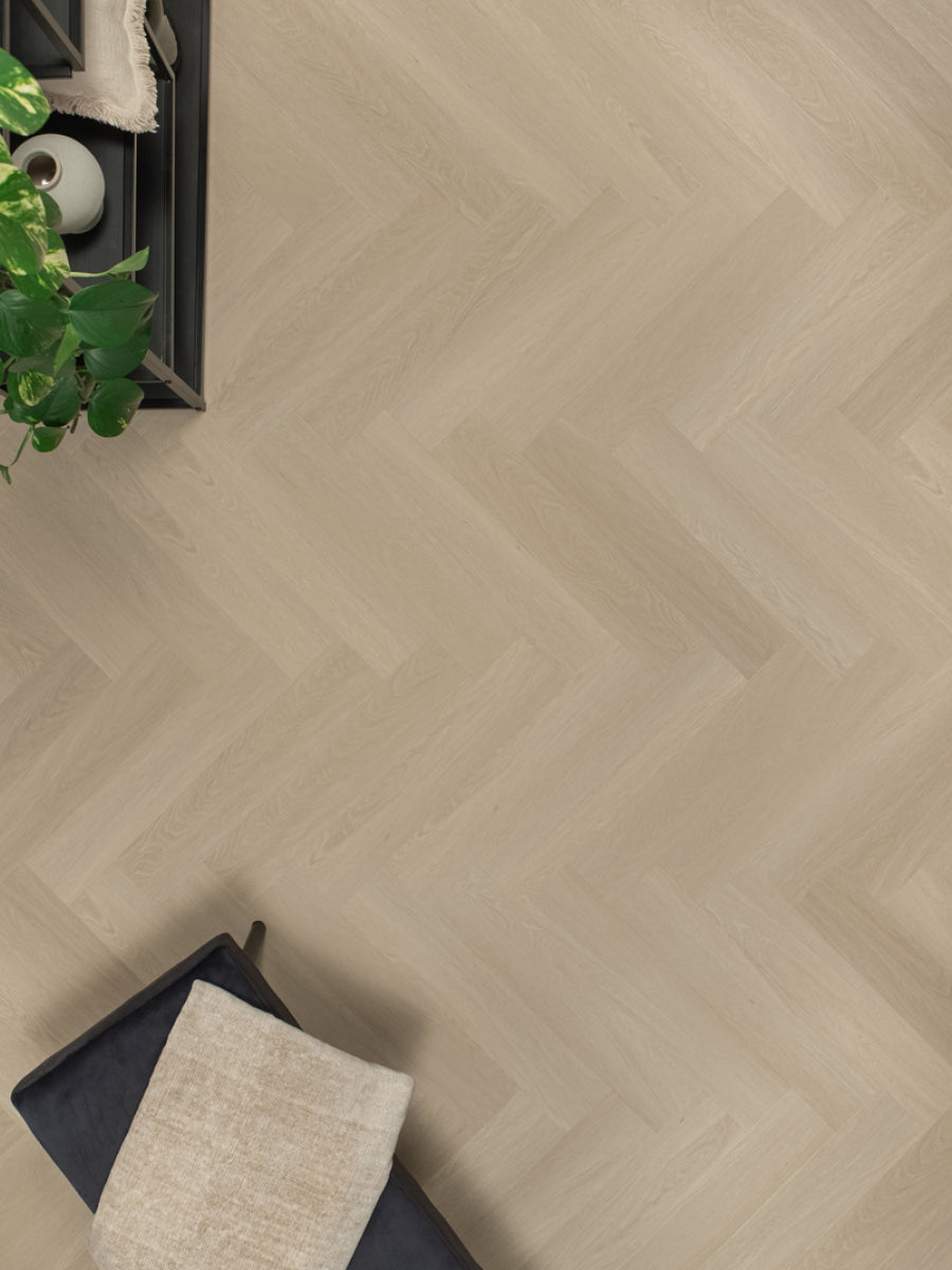 Floer Visgraat Beige Eiken Plak PVC