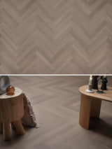 Floer Visgraat Greige Eiken Plak PVC