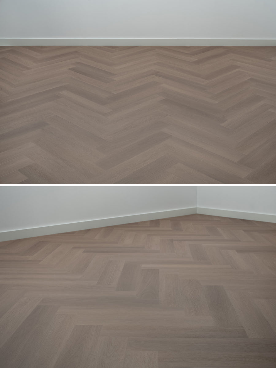 Floer Visgraat Greige Eiken Plak PVC