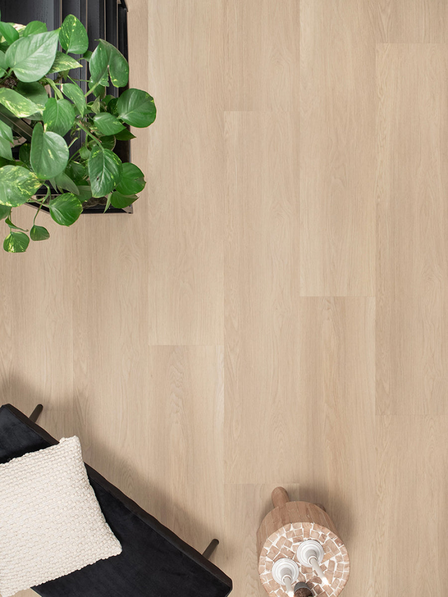 Floer Rechte Plank Landhuis Natuur Eik Klik PVC