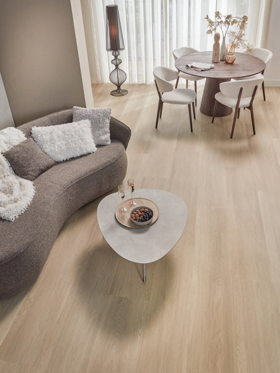 Floer Rechte Plank Landhuis Natuur Eik Plak PVC