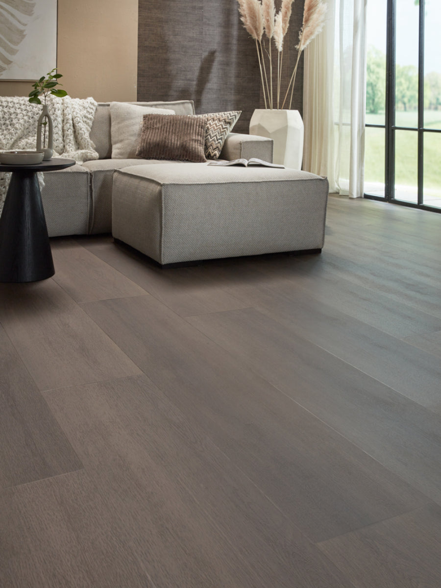 Floer Rechte Plank Landhuis Donkere Eik Klik PVC