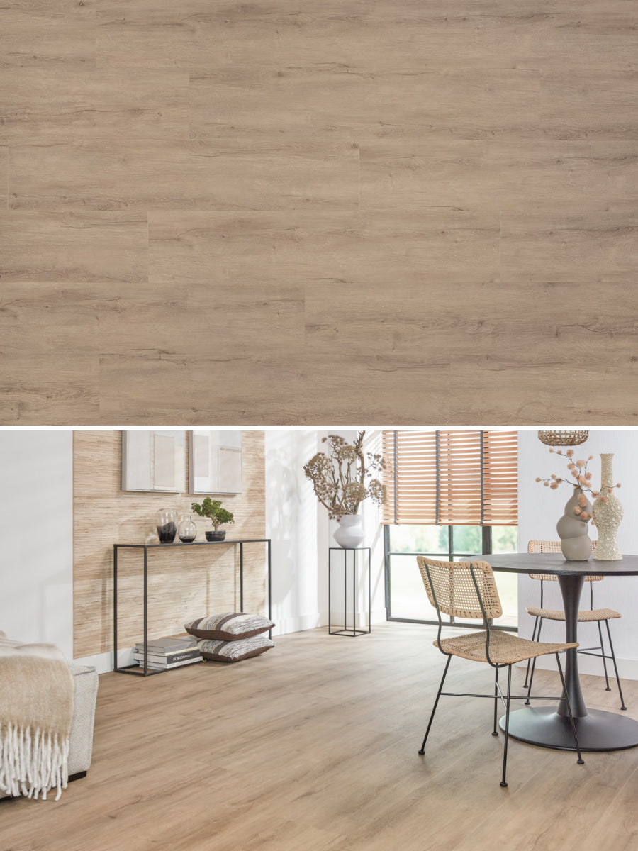 Floer Rechte Plank Landhuis Grijze Eik Plak PVC