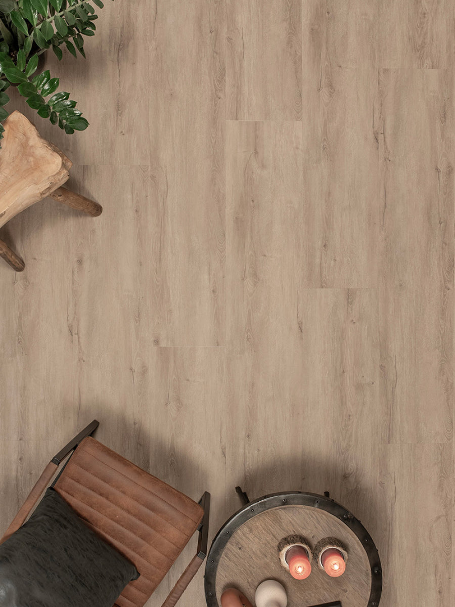 Floer Rechte Plank Landhuis Grijze Eik Plak PVC