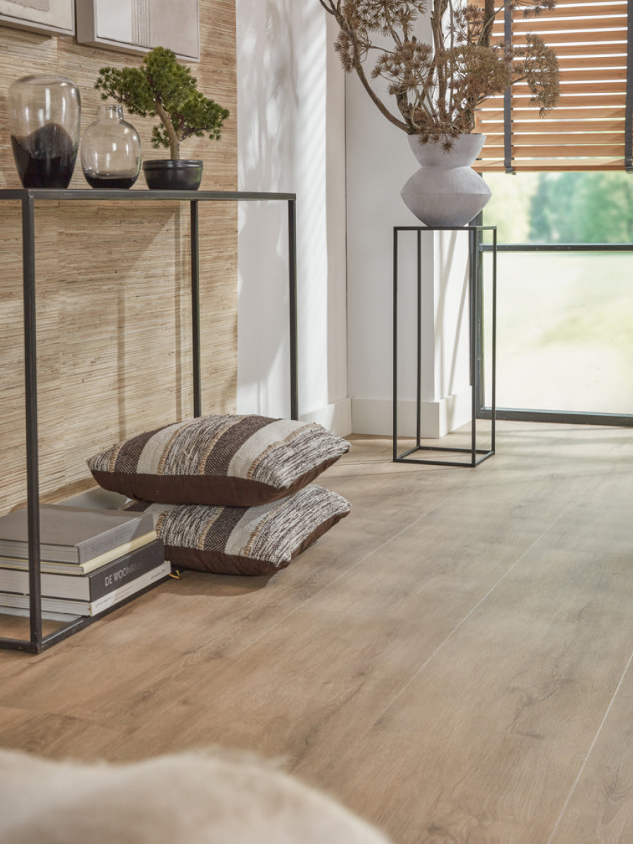 Floer Rechte Plank Landhuis Grijze Eik Plak PVC