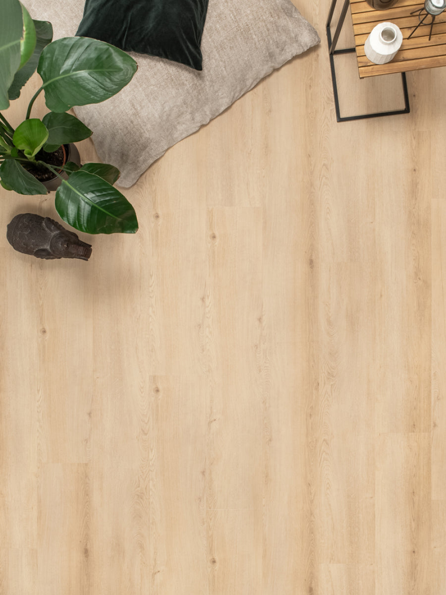 Floer Rechte Plank Natuur Cilento Crème Klik PVC