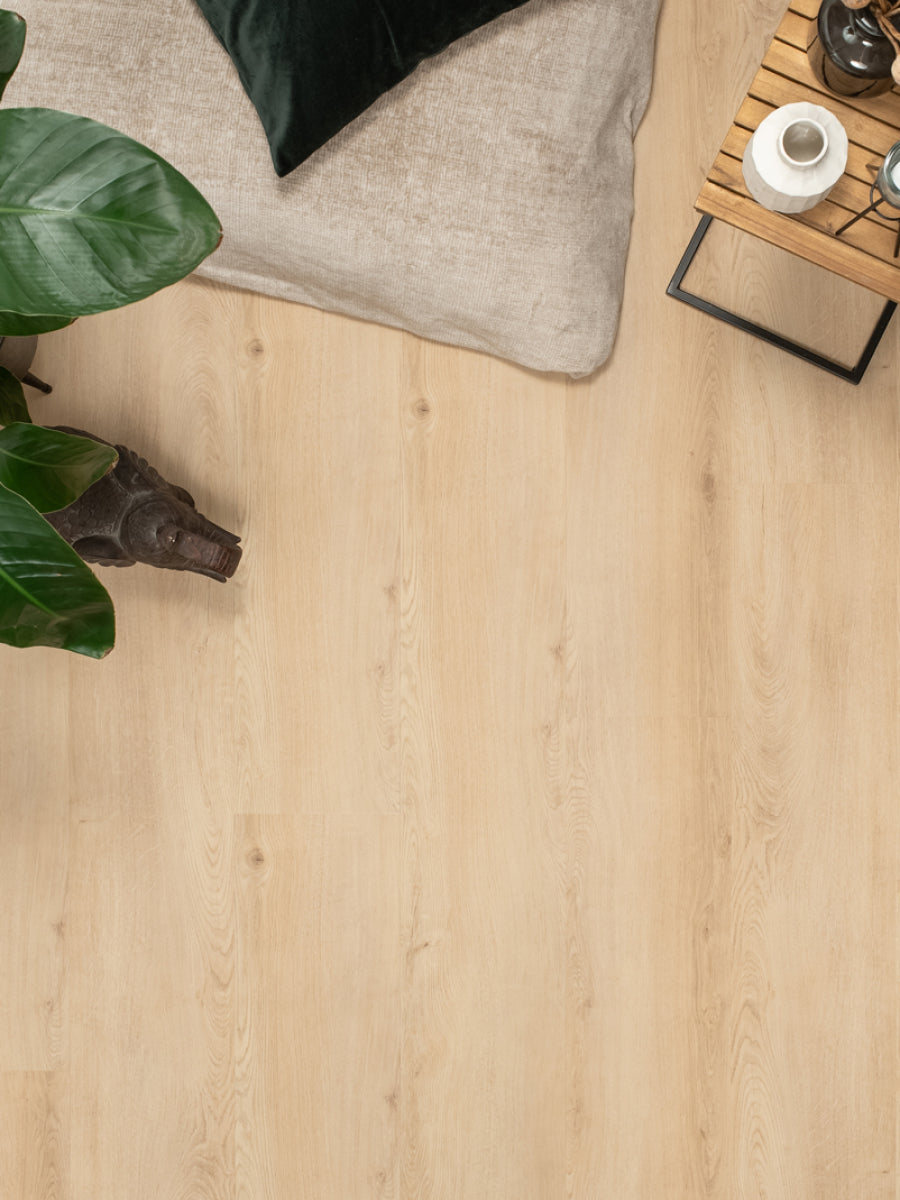 Floer Rechte Plank Natuur Cilento Crème Klik PVC