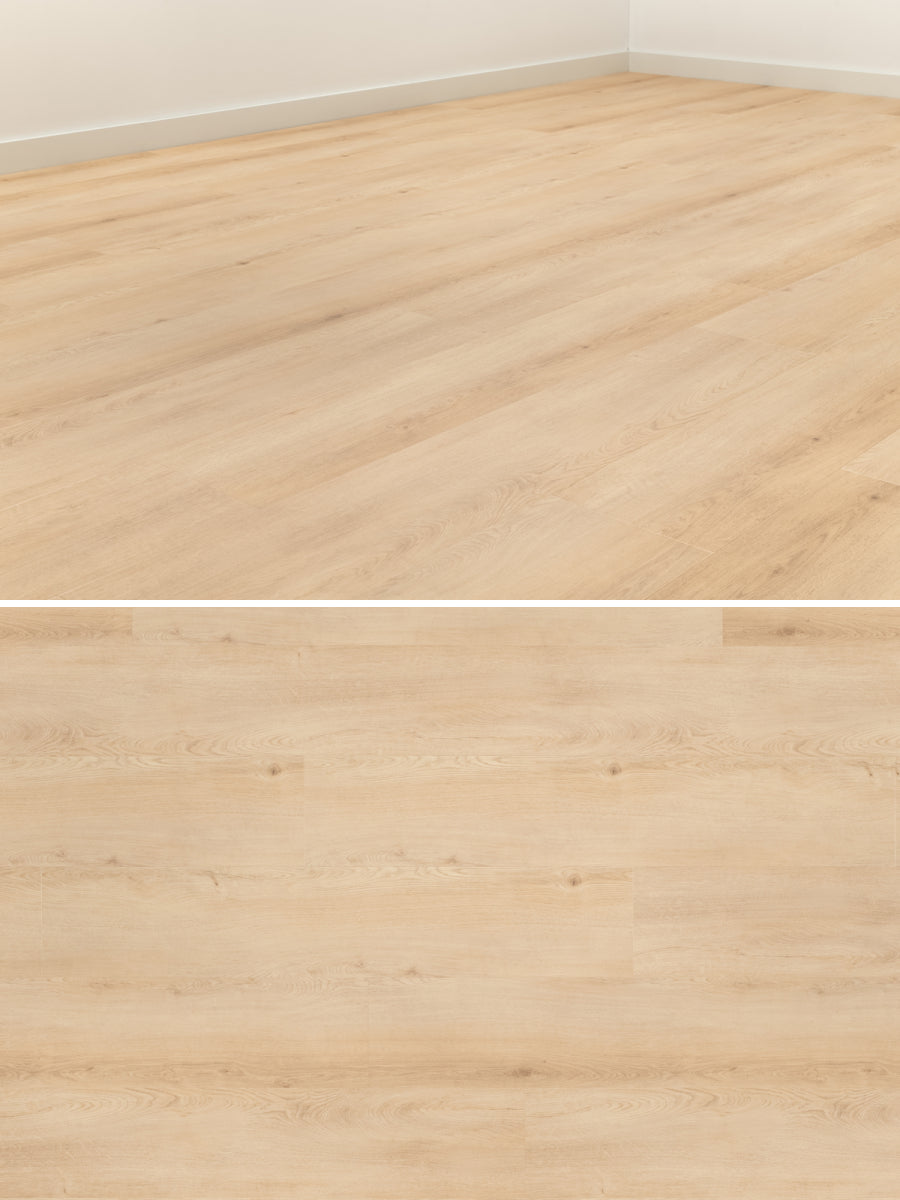 Floer Rechte Plank Natuur Cilento Crème Klik PVC