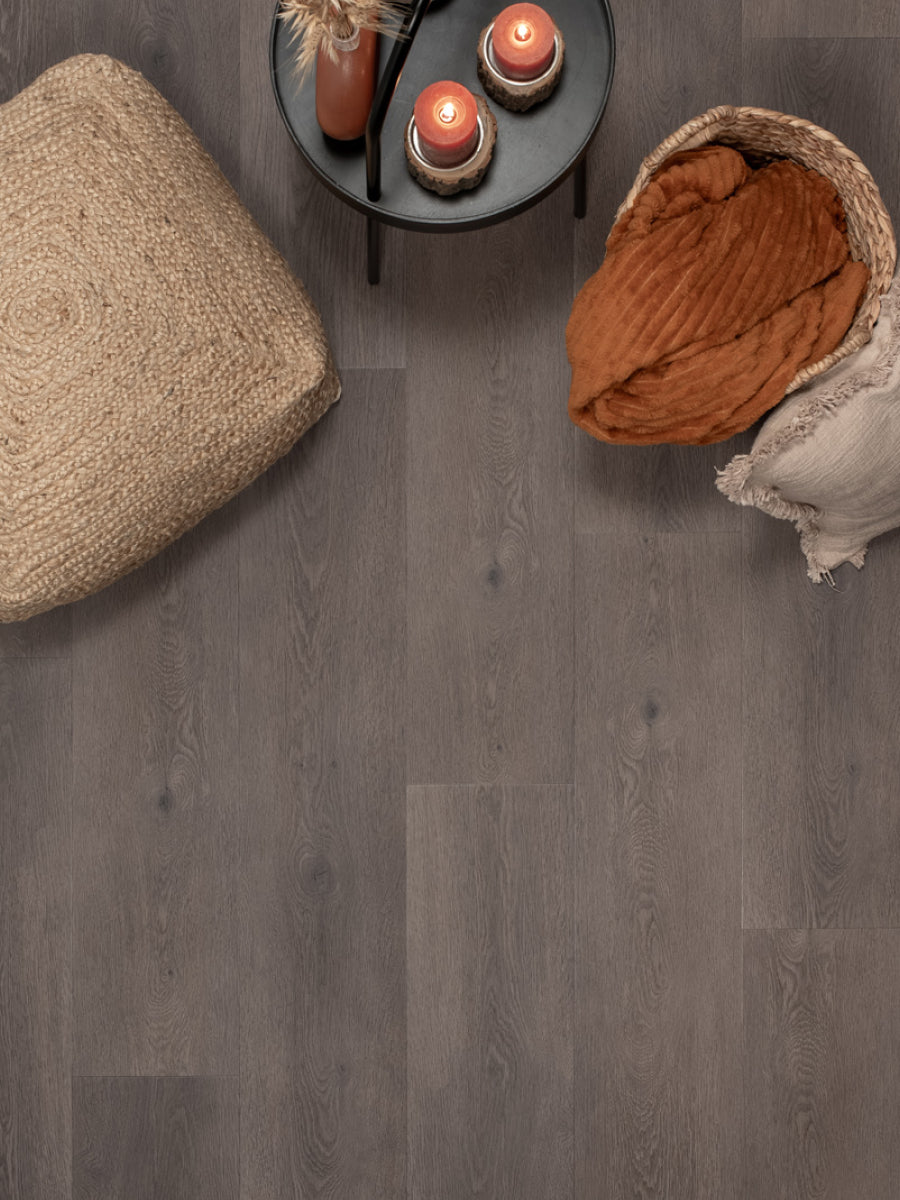 Floer Rechte Plank Natuur Madeira Mokka Klik PVC