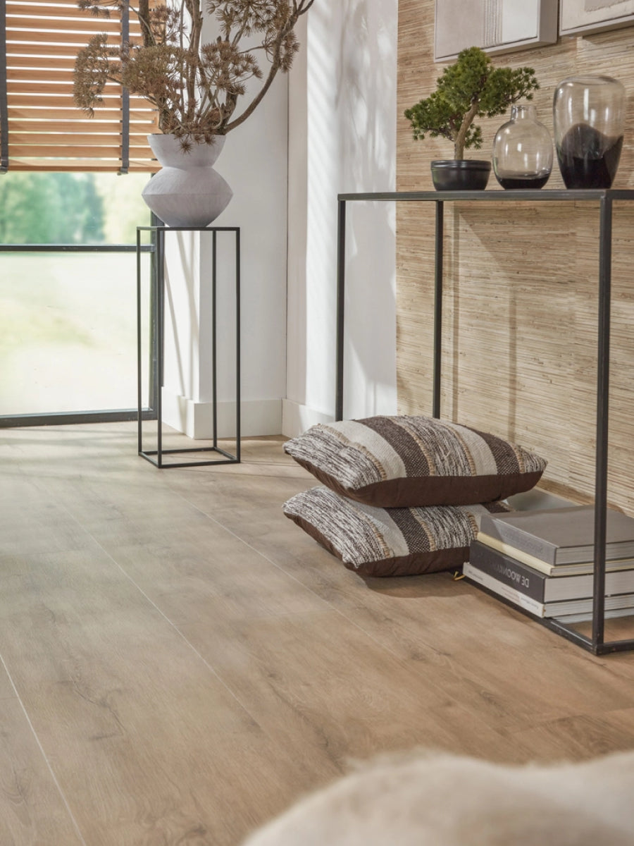Floer Rechte Plank Natuur Onnen Onbehandeld Plak PVC