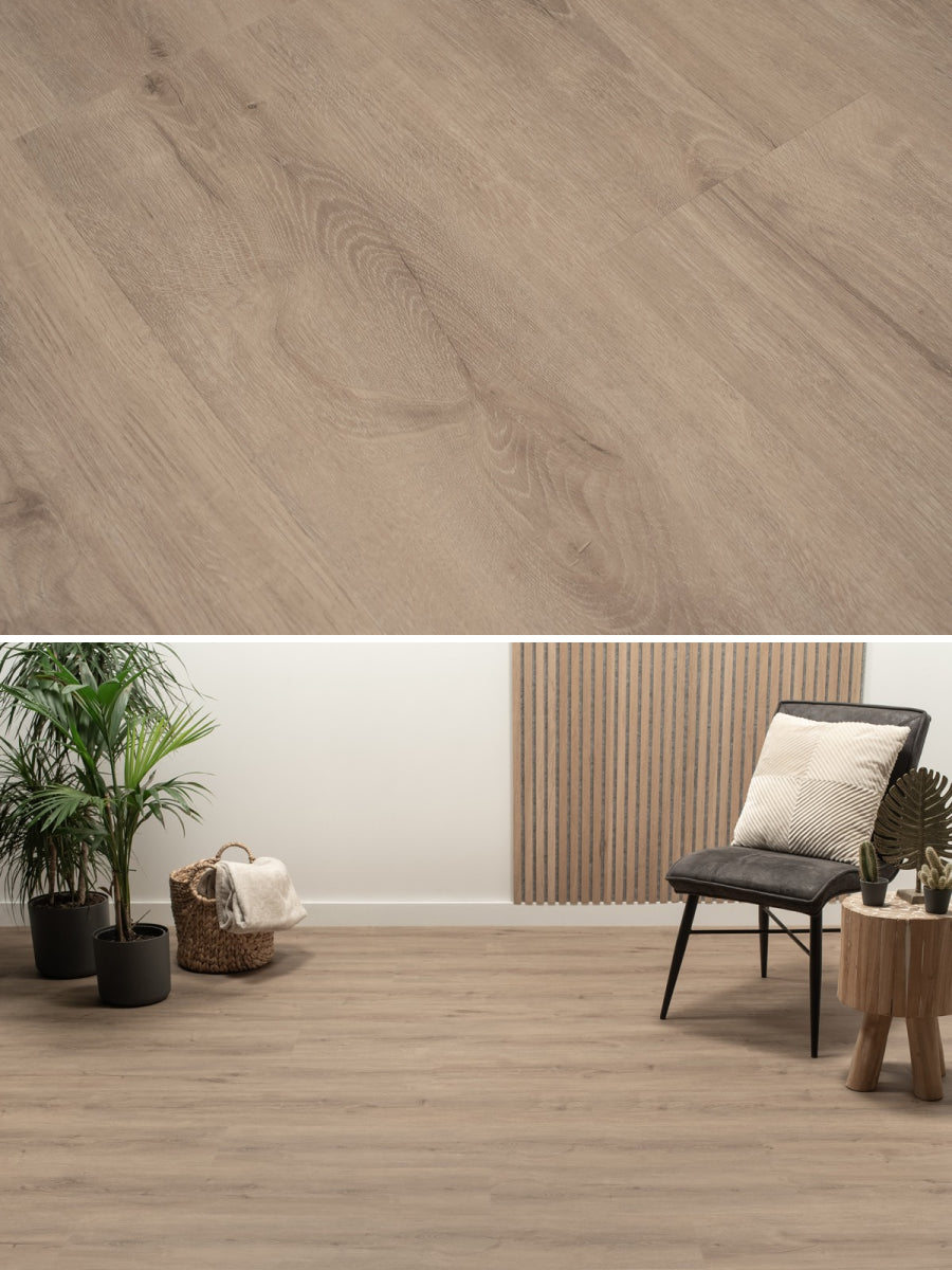 Floer Rechte Plank Natuur Onnen Onbehandeld Plak PVC