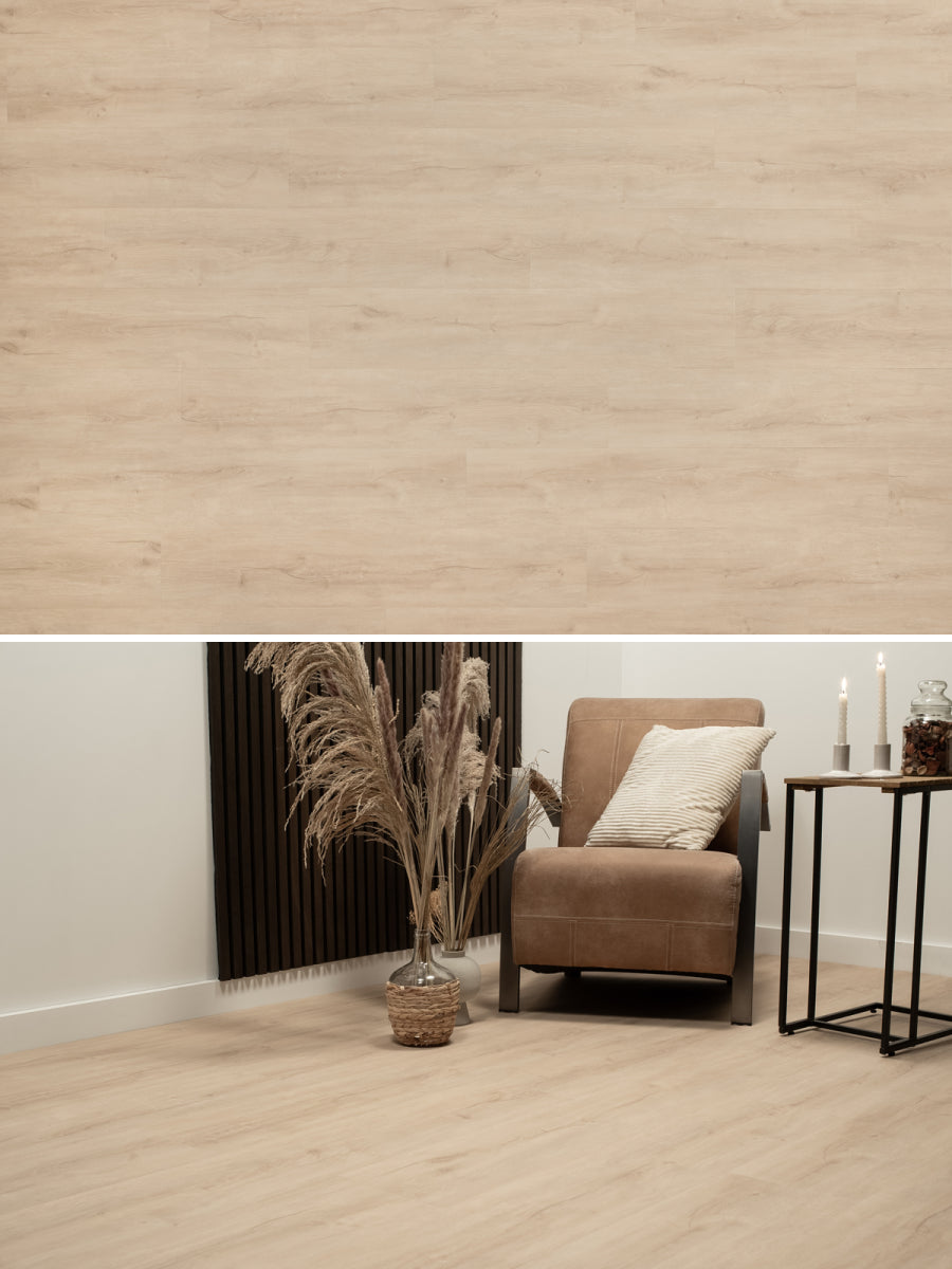 Floer Rechte Plank Natuur Wateringen Wit Plak PVC
