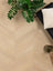 Floer Hongaarse Punt Natuur Eiken Plak PVC