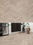 Floer Hongaarse Punt Onbehandeld Eiken Plak PVC