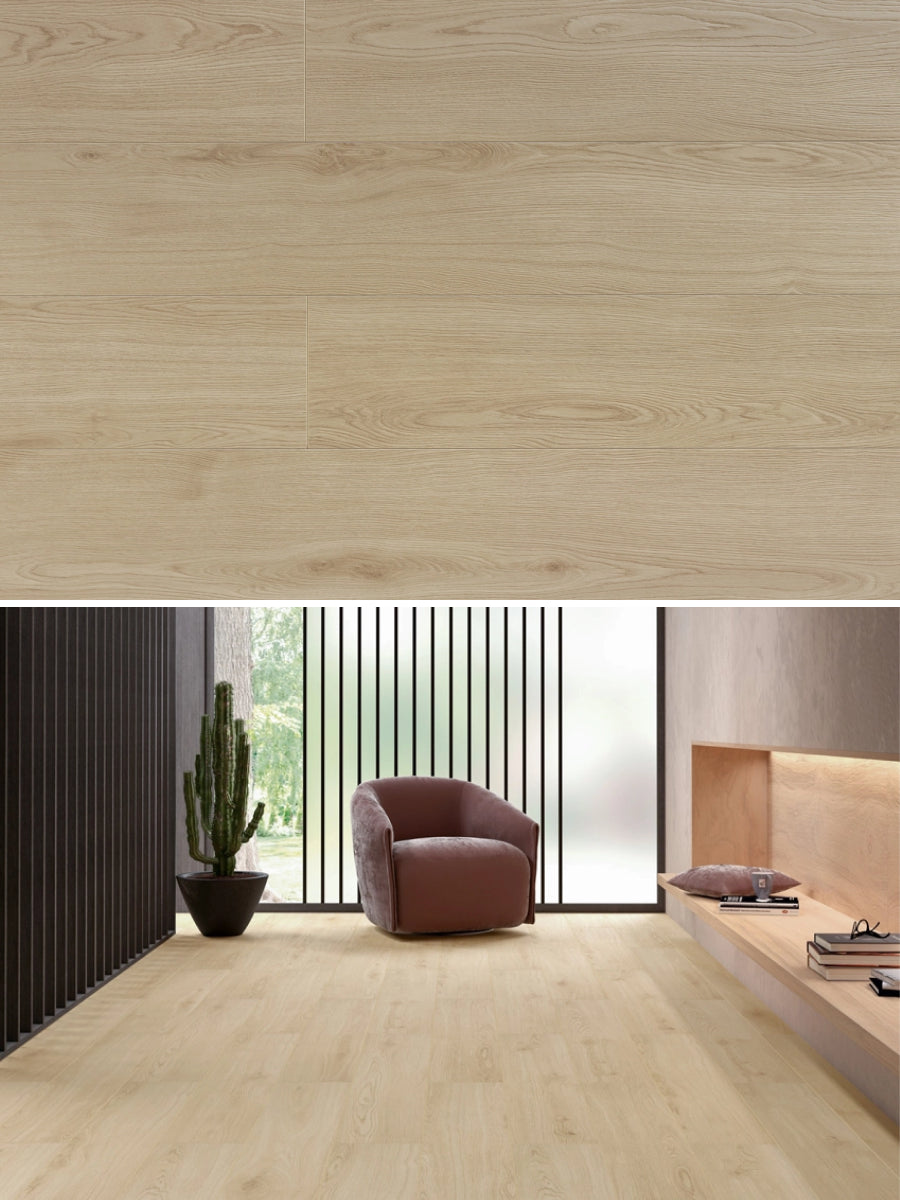 Floer Rechte Plank Steden Londen Licht Eiken Hybride Laminaat